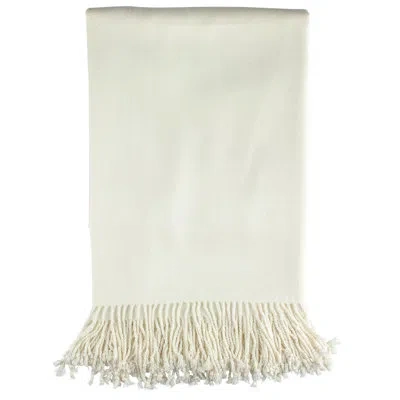 Lili Alessandra Pasha Blanket In White