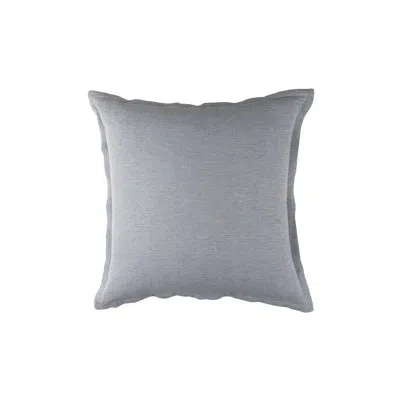 Lili Alessandra Rain 100% Cotton Euro Square Pillow Cover & Insert In Blue