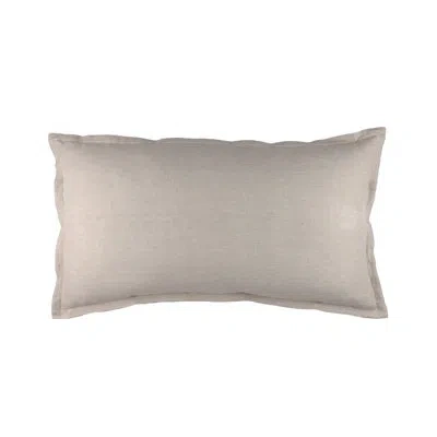 Lili Alessandra Rain Polyester Medium Pillow In Beige