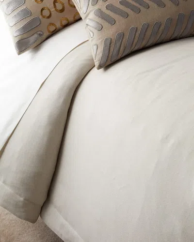Lili Alessandra Savannah Herringbone Duvet, Queen In Brown
