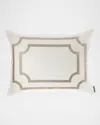 Lili Alessandra Metro Standard Sham In Ivory