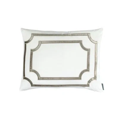 Lili Alessandra Soho Pillow In White