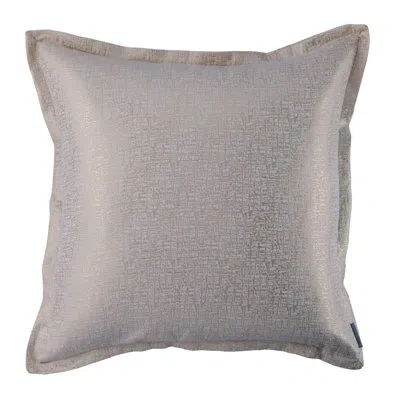 Lili Alessandra Sophia Euro Pillow In Gray