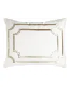 Lili Alessandra Standard Soho Sham In Silver