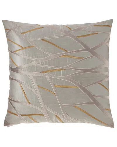 Lili Alessandra Tao Square Pillow In Grey