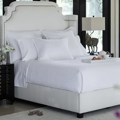 Lili Alessandra Tessa Quilted Standard Pillow In White