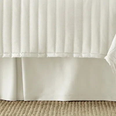 Lili Alessandra Urban Rayon From Bamboo Tailored Bed Skirt 3/22x86 In Ivory