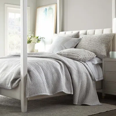 Lili Alessandra Valentina Coverlet In Crystal