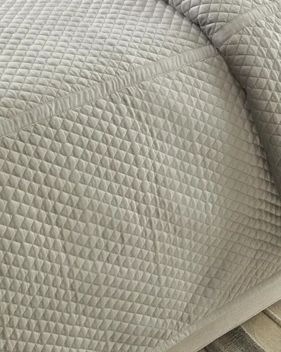 Lili Alessandra Valentina Crystal Coverlet In Green