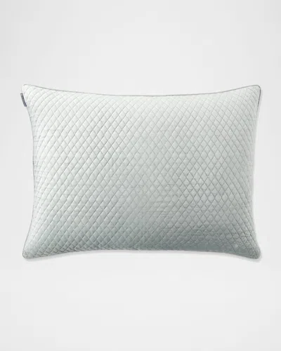 Lili Alessandra Valentina Quilted Luxe Euro Pillow In White