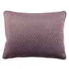 Lili Alessandra Valentina Quilted Velvet Decorative Pillow, 20 X 26 In Raisin