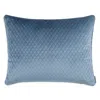 Lili Alessandra Valentina Quilted Velvet Decorative Pillow, 20 X 26 In Smokey Blue