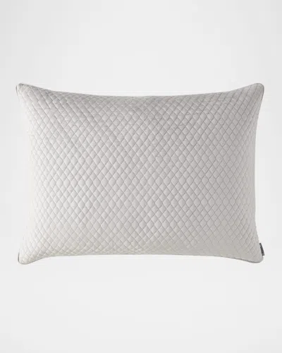 Lili Alessandra Valentina Velvet Luxe Euro Pillow, 27" X 36" In Crystal