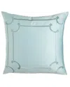 Lili Alessandra Vendome European Sham In Blue/green