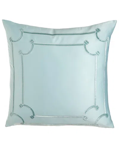 Lili Alessandra Vendome European Sham In Blue/green