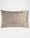 Lili Alessandra Vendome Small Rectangle Pillow In Fawn (taupe)