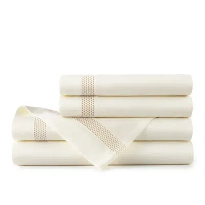 Lili Alessandra Vienna Sheet Set In Ivory