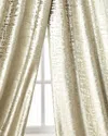Lili Alessandra Yovanna Silver Shimmer Curtain Panels, Set Of Two In Gold