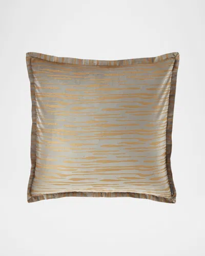 Lili Alessandra Naz European Sham In Gray Pattern