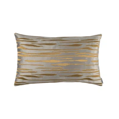 Lili Alessandra Zara Rectangular Pillow Cover And Insert In Brown