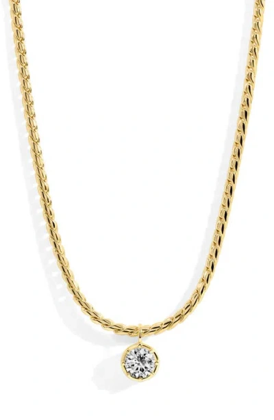 Lili Claspe Bruna Cubic Zirconia Pendant Necklace In Gold