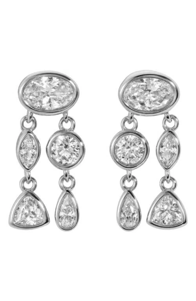 Lili Claspe Camille Drop Earrings In Silver