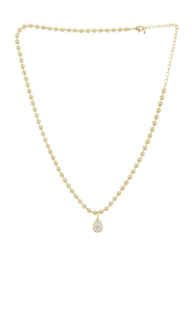 Lili Claspe Cleo Necklace In Metallic Gold