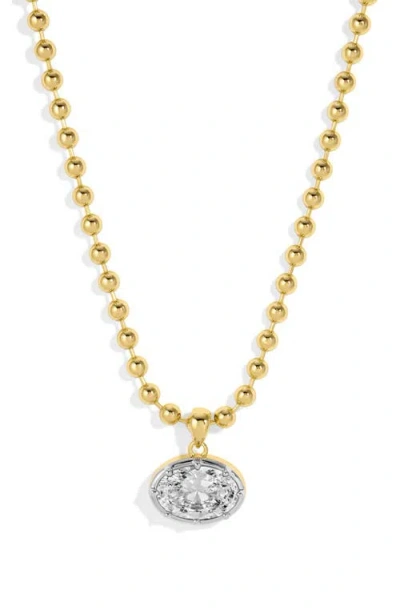 Lili Claspe Cleo Oval Pendant Necklace In Multi