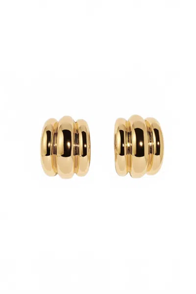 Lili Claspe Elsa Shield Earrings In Gold