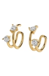 Lili Claspe Eraz Set Of 2 Ear Cuffs In Gold