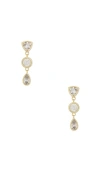 Lili Claspe Eraz Stud Earrings In Gold