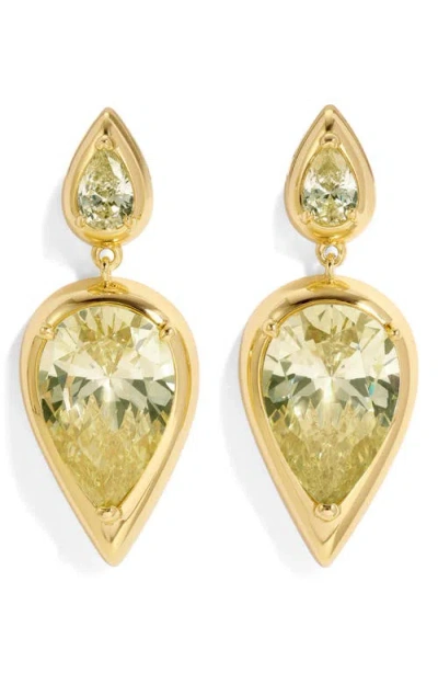 Lili Claspe Imara Cubic Zirconia Drop Earrings In Gold