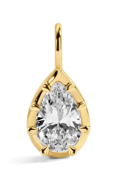 Lili Claspe Mara Pear Charm In Gold