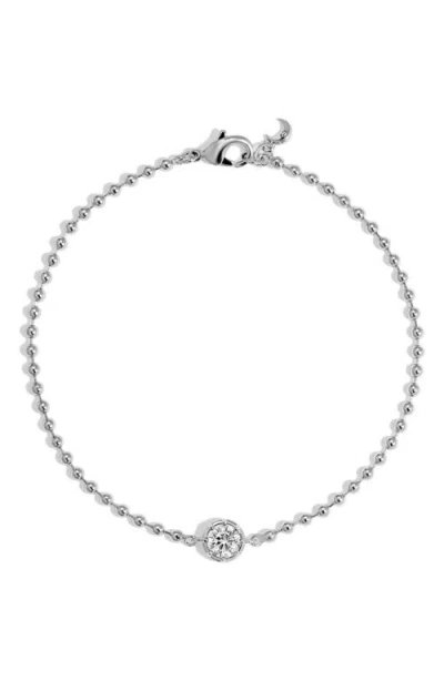 Lili Claspe Mini Cleo 7-inch Bracelet In Silver