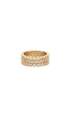 Lili Claspe Mini Reese Stack In Gold