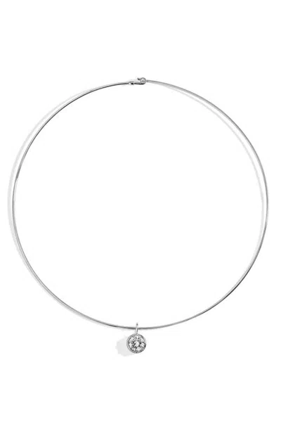 Lili Claspe Remi Round Collar Necklace In Silver