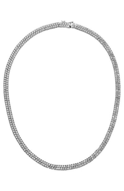 Lili Claspe Rosaline Tennis Bracelet In Silver