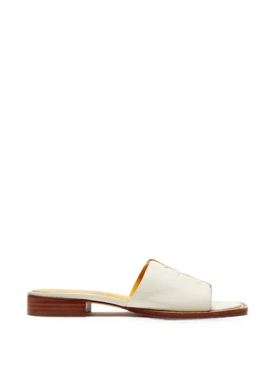 Lili Curia Vera Lace-up Sandals In Neutral