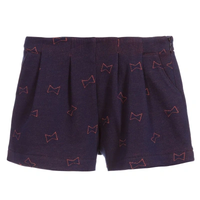 Lili Gaufrette Babies' Girls Navy Blue Shorts