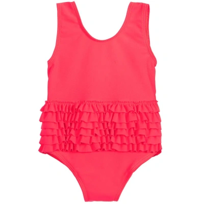 Lili Gaufrette Babies' Girls Neon Pink Swimsuit