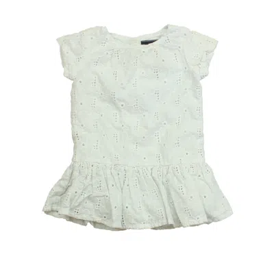 Lili Gaufrette Kids' Girls White Dress In Neutral