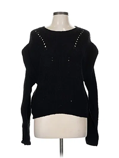 Pre-owned Lili Sidonio Molly Bracken Pullover Sweater In Black