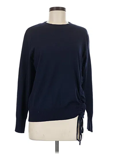 Pre-owned Lili Sidonio Molly Bracken Pullover Sweater In Blue