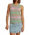 Lili Sidonio Prism Shimmer Knit Tank In Multicolour In Multi