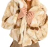 Lili Sidonio Short Textured Jacket In Beige In Beige