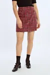 Lili Sidonio Textured Woven Skirt In Multi-purple In Multi