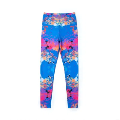Lilia Munn Women's Blue Coral Reef Leggings