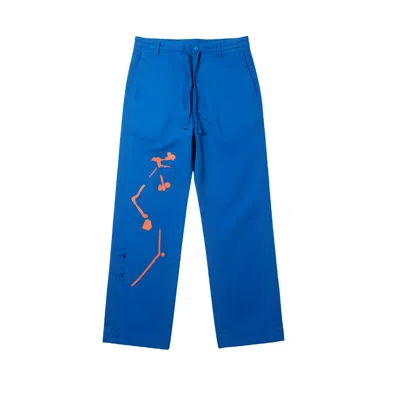 Lilia Munn Women's Blue Kinetic Energy Trouser
