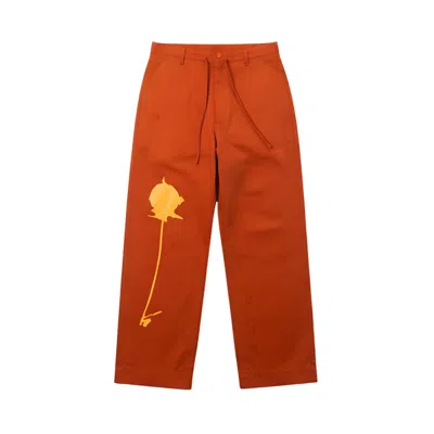 Lilia Munn Women's Orange Heat Wave Trouser