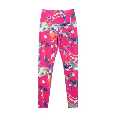 Lilia Munn Women's Pink Gene Therapy Leggings